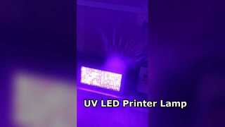 مصباح LED موفر للطاقة 600 وات للأشعة فوق البنفسجية لطابعة الحبر المسطحة بالأشعة فوق البنفسجية